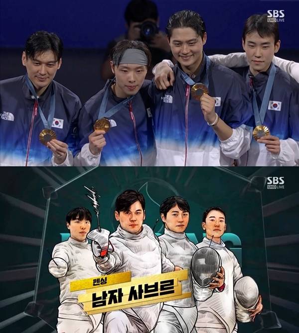 3주 만에 돌아오는 SBS ‘동상이몽2-너는 내 운명’(이하 ‘동상이몽2’)에 ‘2024 파리올림픽’을 빛낸 ‘어펜져스’ 4인방(구본길-오상욱-박상원-도경동) 완전체가 전격 출격한다. / 사진 = SBS