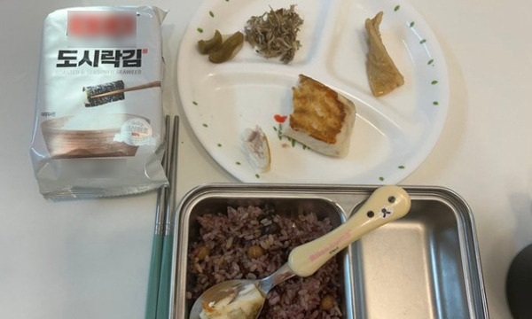 정희원 서울아산병원 노년내과 교수가 공개한 초등학생 4학년생 아들의 저속노화 식단. X(옛 트위터) 캡처