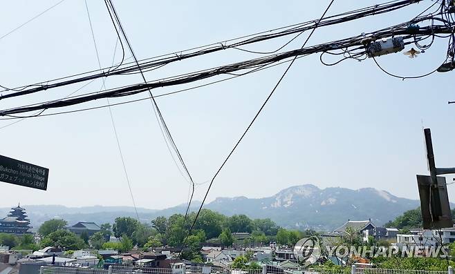 전기 공중선 [연합뉴스 자료사진]