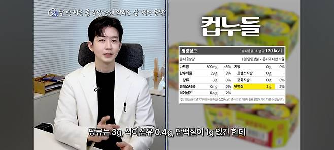 의사피셜 살빠지는 줄 알았는데 다이어트에 도움 안되는 음식