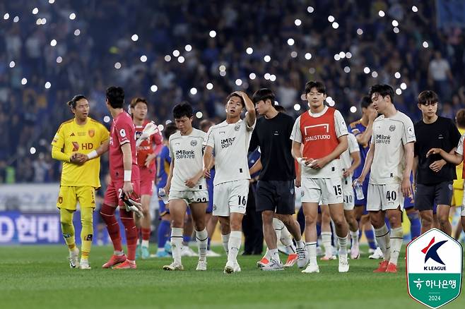 울산HD와 대구FC가 오는 10일 오후 7시 울산문수축구경기장에서 '하나은행 K리그1 2024' 26라운드 맞대결을 갖는다. 울산은 김판곤 감독이 부임해 K리그 감독 데뷔전을 갖는다. 한국프로축구연맹