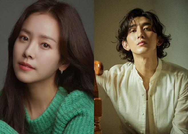 한지민(왼쪽)과 최정훈