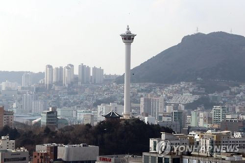 부산 중구 일대의 모습. 연합뉴스