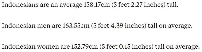 004.jpg 평균 키가 심각하게 작은 동남아 국가들