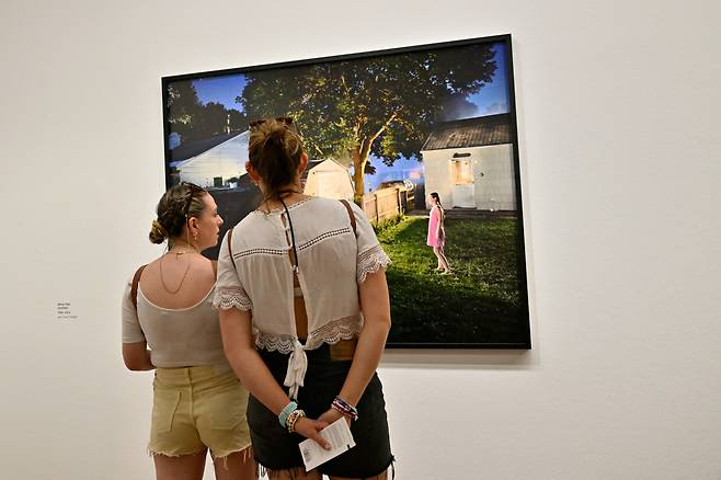 9일(현지시간) 오스트리아 빈에서 열릴 예정이었던 세계 최고 팝스타 테일러 스위프트의 콘서트가 테러 위협으로 전격 취소되자 팬들이 빈 지역 관광에 나섰다. [로이터]