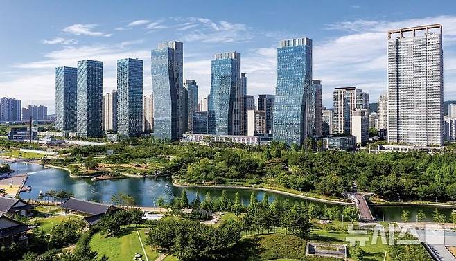 [인천=뉴시스] 인천 연수구 송도국제도시 센트럴파크. (사진=인천경제청 제공)