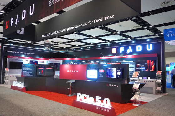 Fadu's booth at FMS 2024 in Silicon Valley [FADU]