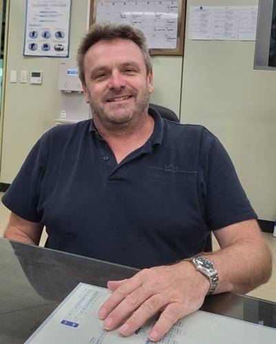 경기도조정협회 초청으로 한달간 경기도 선수들을 지도하고 있는 영국인 롭 돈시 코치. 황선학기자