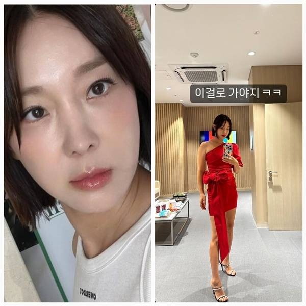 이지혜가 과감하게 머리를 잘랐다고 자랑했다. / 사진 = SNS