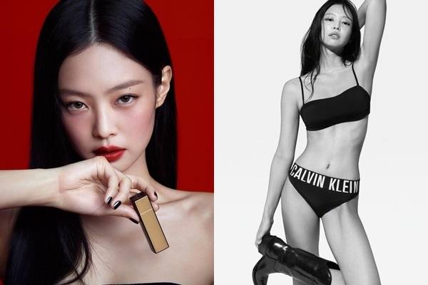 제니(사진제공=헤라, 캘빈클라인)