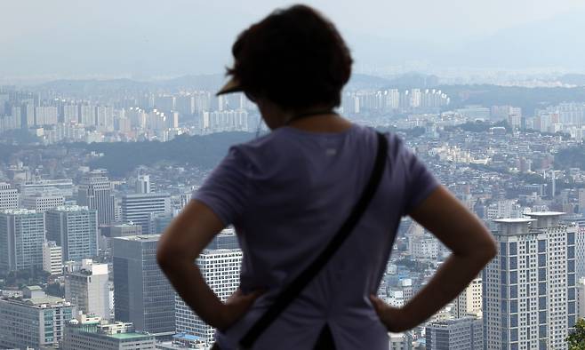 지난 12일 남산에서 바라본 강북지역 모습. /연합뉴스