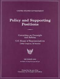 미국 대통령이 임명할 수 있는 정무직 공무원 직위를 정리한 플럼북. /미국정부인쇄국