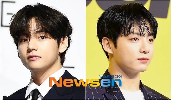 사진=왼쪽부터 뷔, 정국/뉴스엔DB