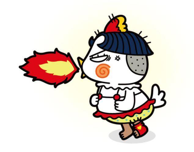 '불닭볶음면' 캐릭터 호치. 삼양식품 제공