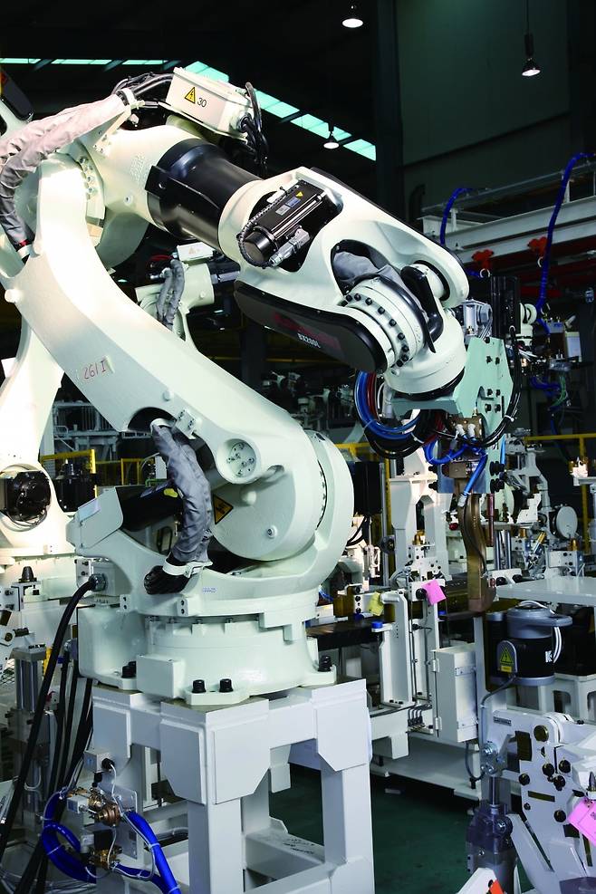 우신시스템 내 자동화설비 이미지. 우신시스템 제공