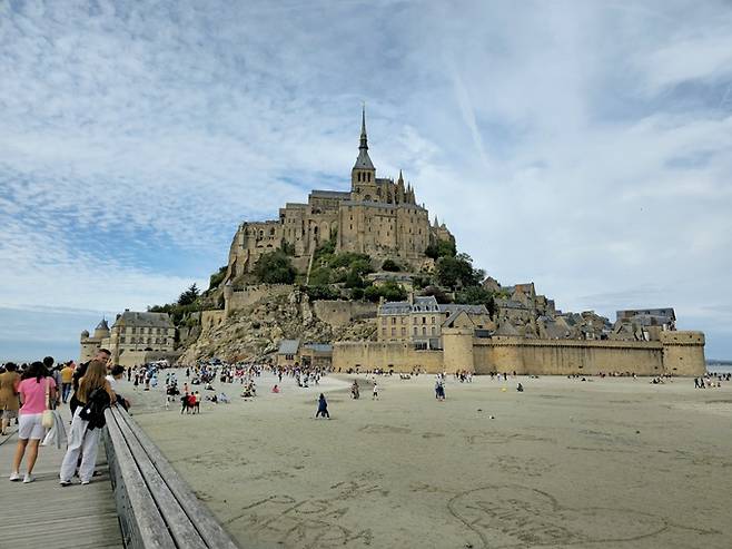 몽생미셸 전경.