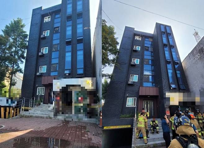 화재 현장. 경기도소방재난본부 제공