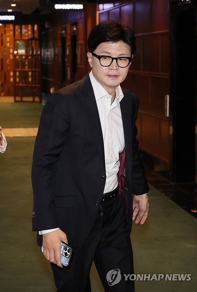 한동훈 국민의힘 대표