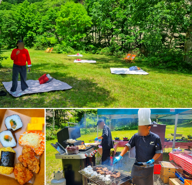 키로로 그랜드 근처에서 즐기는 소풍 / 사진=김혜성 여행+ 기자