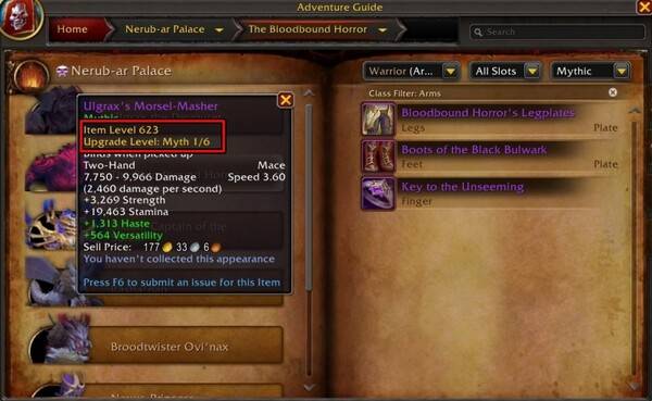 - 베타를 통해 장비 강화 단계가 4단계에서 6단계로 증가한 것이 확인 (이미지 : 와우헤드)