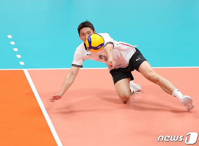 송산고 출신 국가대표 주전 세터 황택의. 2023.9.20/뉴스1 ⓒ News1 신웅수 기자