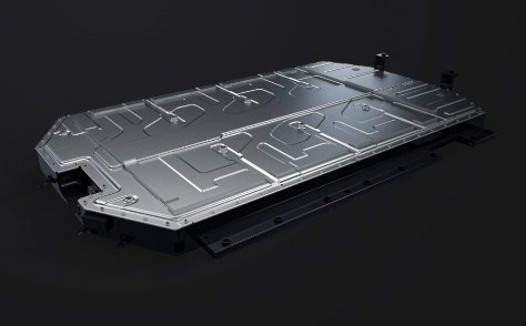 현대모비스의 BSA (Battery System Assembly). 전동차 에 적용되는 배터리 시스템으로 차량 구동을 위해 저장된 전기에너지를 모터에 공급하는 부품이다. 사진 현대모비스