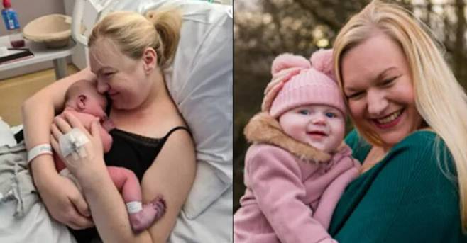 엠마는 사랑스러운 딸 멜로디에게 젖을 물릴 때마다 부정적인 감정에 휩싸였다. [사진='메트로' 보도내용 캡처]