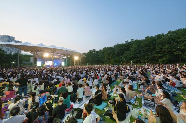 성남문화재단의 2022년 파크 콘서트. 성남문화재단 제공