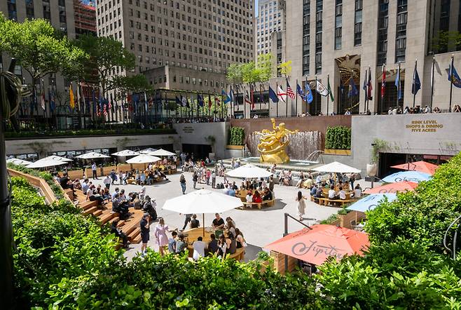 여름 링크장 / 사진=록펠러센터