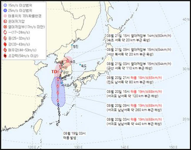 제9호 태풍 종다리