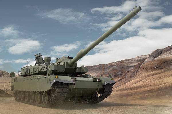K2 전차 전경./사진=현대로템 제공.