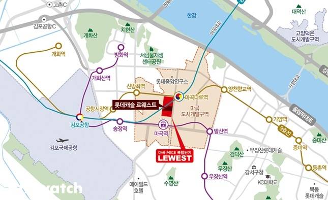 롯데캐슬 르웨스트 입지 /사진=롯데건설