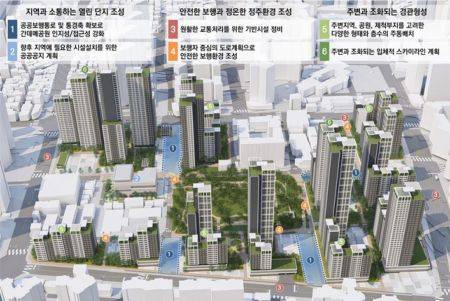 동대문구 답십리동 471 일대 재개발 종합구상도. (제공=서울시)