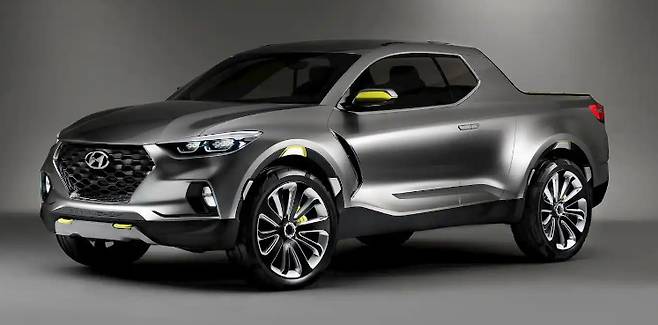 현대자동차 싼타크루즈 픽업트럭