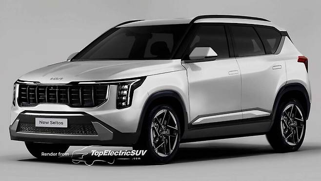 기아 '셀토스 풀체인지 하이브리드' 예상도 (출처 : TopelectricSUV)