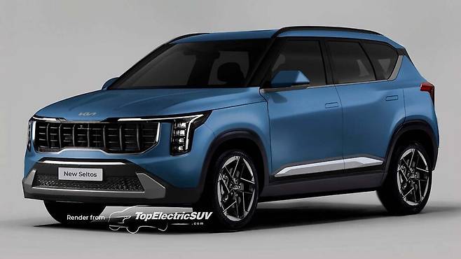 기아 '셀토스 풀체인지 하이브리드' 예상도 (출처 : TopelectricSUV)