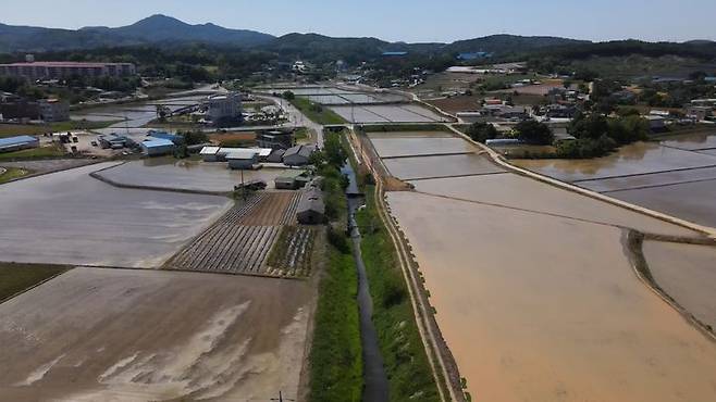 [당진=뉴시스] 충남 당진시 순성면 봉소리 주동천 전경. (사진=당진시 제공) 2024.08.21. *재판매 및 DB 금지