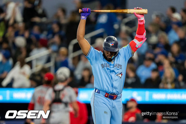 [사진] 토론토 블라디미르 게레로 주니어. ⓒGettyimages(무단전재 및 재배포 금지)