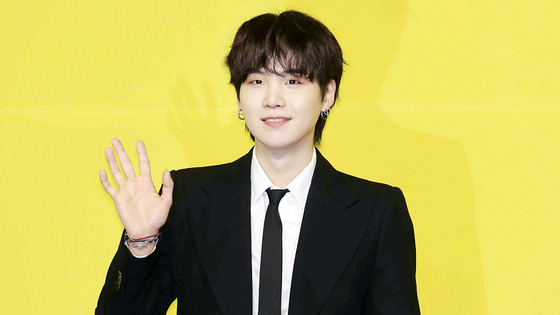 Suga of boy band BTS in May 2021 [JOONGANG ILBO]