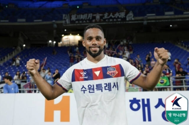 프로축구 K리그1 수원FC의 외국인 공격수 안데르손. 프로축구연맹 제공