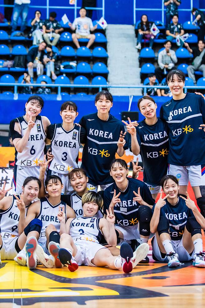 여자농구 대표팀이 2026 FIBA 월드컵 사전 예선 4강에 진출했다. (대한민국농구협회 제공)