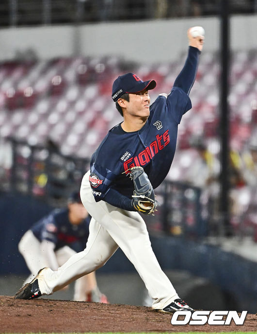 [OSEN=광주, 이석우 기자] 롯데 자이언츠 정현수 107 2024.08.21 / foto0307@osen.co.kr