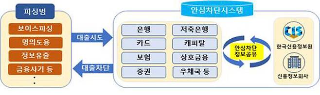 여신거래 안심차단 시스템 개요