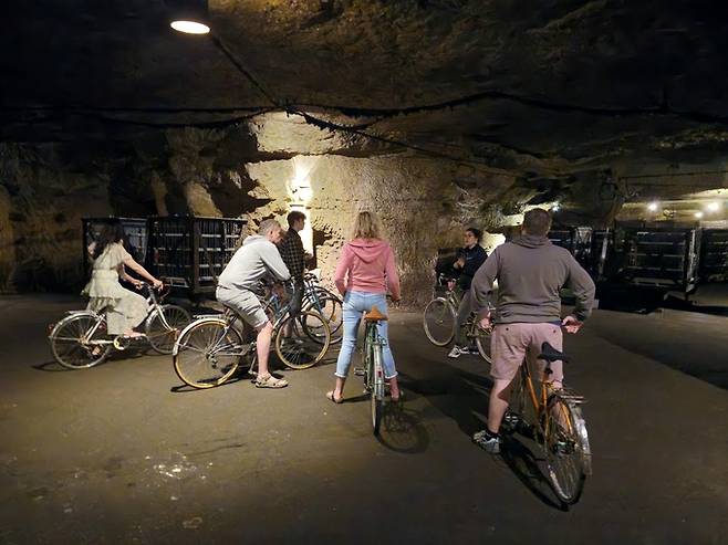 지하셀러 자전거 투어.&nbsp; 최현태 기자