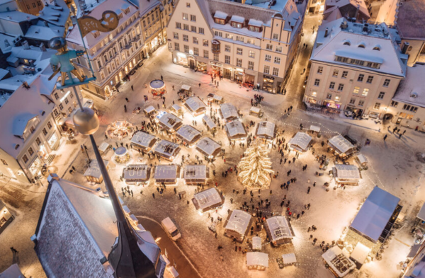 '2023년도 최고의 크리스마스마켓'으로 선정되었던 에스토니아 탈린/사진 출처=Enterprise Estonia