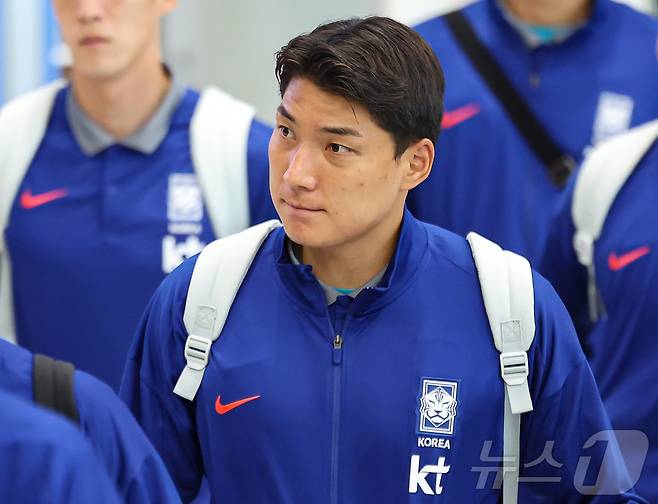 대한민국 축구 국가대표팀 주민규. /뉴스1 ⓒ News1 김도우 기자