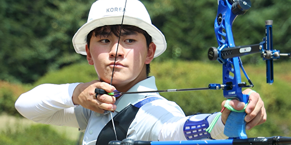 양궁 국가대표 김제덕 선수 청소년 도박 근절 홍보 영상 캡처. [사진=경북경찰청]