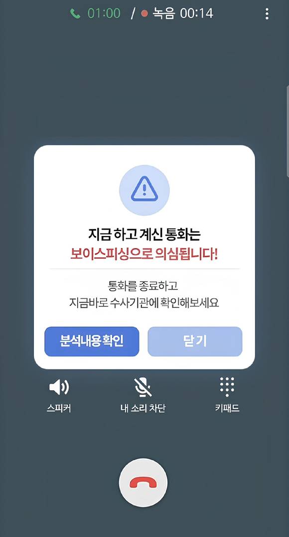 보이스피싱 탐지 솔루션 개발팀 수사반장 시연회 장면 [사진=KT]