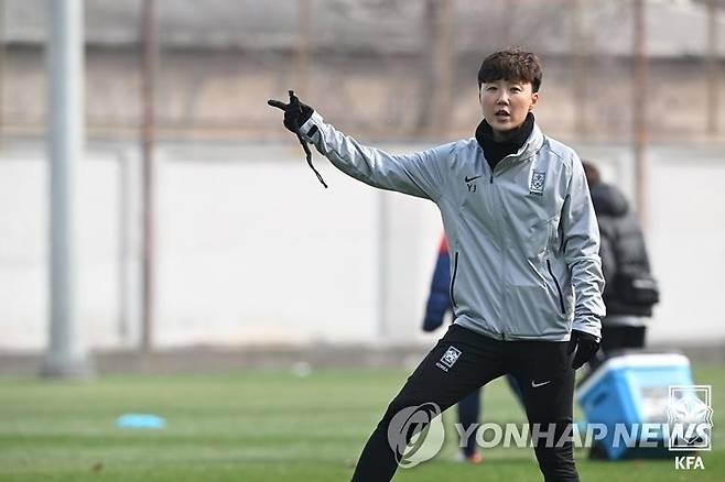 박윤정 U-20 여자 축구대표팀 감독 [대한축구협회 제공. 재판매 및 DB 금지]