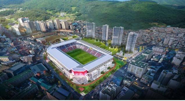 구덕운동장 재개발 축구전용구장 [부산시 제공]